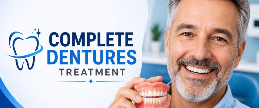 Complete Dentures Treatment in Dwarka Complete Dentures Treatment