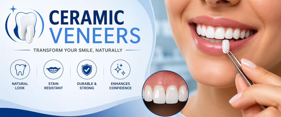 Ceramic Veneers in Dwarka Ceramic Veneers